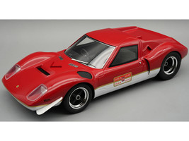 62 "Press Version 1969" Red and White "Mythos Series" with Display Case Limited Edition to 45 pieces Worldwide 1/18 Model Car by Tecnomodel TM18-293A