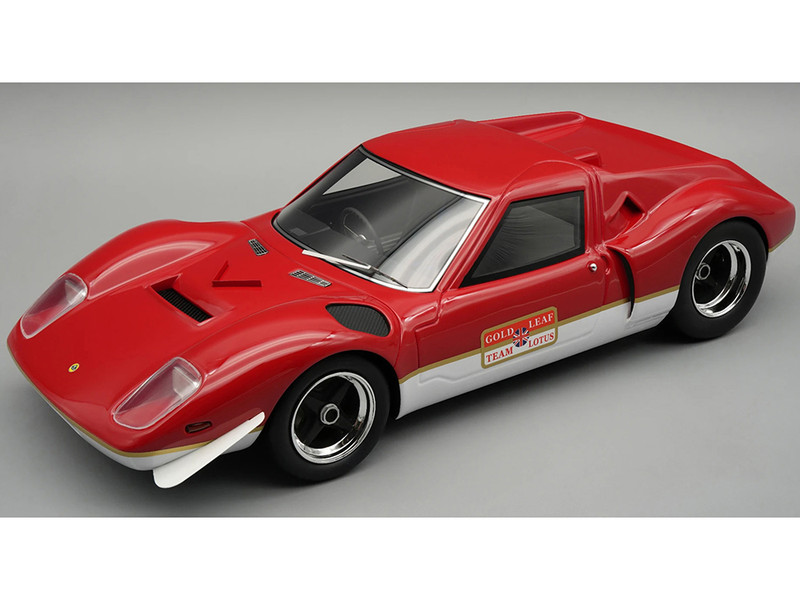 62 "Press Version 1969" Red and White "Mythos Series" with Display Case Limited Edition to 45 pieces Worldwide 1/18 Model Car by Tecnomodel TM18-293A
