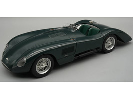 Jaguar C Type Longtail Press Version British Racing Green 24 Hours of Le Mans 1952 Mythos Series with Display Case Limited Edition to 40 pieces Worldwide 1/18 Model Car Tecnomodel TM18-303A