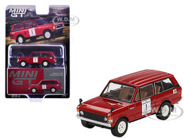 Range Rover RHD Right Hand Drive #1 Roger Crathorne Winner International Hill Rally 1971 Limited Edition 1/64 Diecast Model Car Mini GT MGT00893