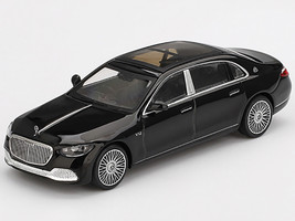 Mercedes Maybach S 680 Black Limited Edition 1/64 Diecast Model Car Mini GT MGT00977