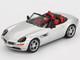 BMW Z8 Roadster Silver Metallic with Red and Black Interior Limited Edition 1/64 Diecast Model Car Mini GT MGT00998
