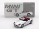 BMW Z8 Roadster Silver Metallic with Red and Black Interior Limited Edition 1/64 Diecast Model Car Mini GT MGT00998