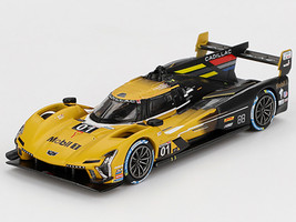 Cadillac V Series R #01 Sebastien Bourdais Scott Dixon Renger van der Zande Cadillac Racing 2nd Place IMSA 12 Hours of Sebring 2024 Limited Edition 1/64 Diecast Model Car Mini GT MGT01004