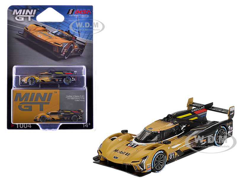 Cadillac V Series R #01 Sebastien Bourdais Scott Dixon Renger van der Zande Cadillac Racing 2nd Place IMSA 12 Hours of Sebring 2024 Limited Edition 1/64 Diecast Model Car Mini GT MGT01004