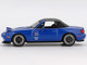 Mazda Miata MX 5 NA Tuned Version RHD Right Hand Drive Dark Blue with Black Soft Top Limited Edition 1/64 Diecast Model Car Mini GT MGT01069