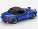 Mazda Miata MX 5 NA Tuned Version RHD Right Hand Drive Dark Blue with Black Soft Top Limited Edition 1/64 Diecast Model Car Mini GT MGT01069