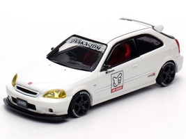 Honda Civic Type R EK9 RHD Right Hand Drive White Thailand Diecast Expo 2025 Event Edition 1/64 Diecast Model Car Inno Models IN64-EK9-TDE25