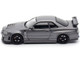 Nissan Skyline GT R R34 Z Tune RHD Right Hand Drive Gray Metallic Thailand Diecast Expo 2025 Event Edition" 1/64 Diecast Model Car Inno Models IN64-R34ZT-TDE25