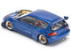 Pandem Civic EG6 VTEC RHD Right Hand Drive Blue Metallic with No Hood 1/64 Diecast Model Car Pop Race PR640174