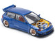Pandem Civic EG6 VTEC RHD Right Hand Drive Blue Metallic with No Hood 1/64 Diecast Model Car Pop Race PR640174