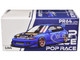 Pandem Civic EG6 VTEC RHD Right Hand Drive Blue Metallic with No Hood 1/64 Diecast Model Car Pop Race PR640174