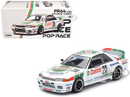 Nissan Skyline GT R BNR32 RHD Right Hand Drive #23 Winner Macau Guia Race 1990 1/64 Diecast Model Car Pop Race PR640194