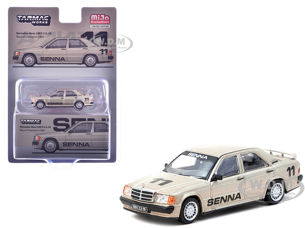 ミニカー Ayrton Senna Mercedes-Benz 190E 1/43 MERCEDES-BENZ 190E 2.3-16 #11 AYRTON SENNA W/ FIGURE RACE OF