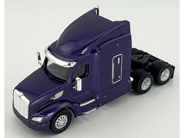 Peterbilt 579 Sleeper Cab Purple Metallic 1/87 (HO) Plastic Model Car HO Logistics HL-57903