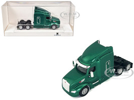 Peterbilt 579 Sleeper Cab Green Metallic 1/87 (HO) Plastic Model Car HO Logistics HL-57905
