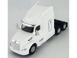 Peterbilt 579 Sleeper Cab White 1/87 (HO) Plastic Model Car HO Logistics HL-57907