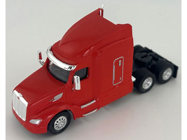Peterbilt 579 Sleeper Cab Red 1/87 (HO) Plastic Model Car HO Logistics HL-57908