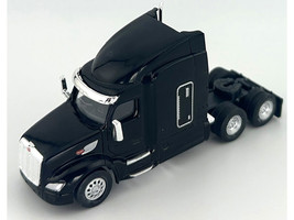Peterbilt 579 Sleeper Cab Black 1/87 (HO) Plastic Model Car HO Logistics HL-57909