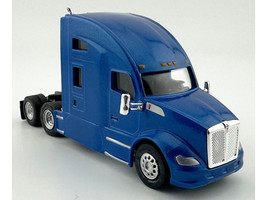 Kenworth T680 Sleeper Cab Blue Metallic 1/87 (HO) Plastic Model Car HO Logistics HL-68006