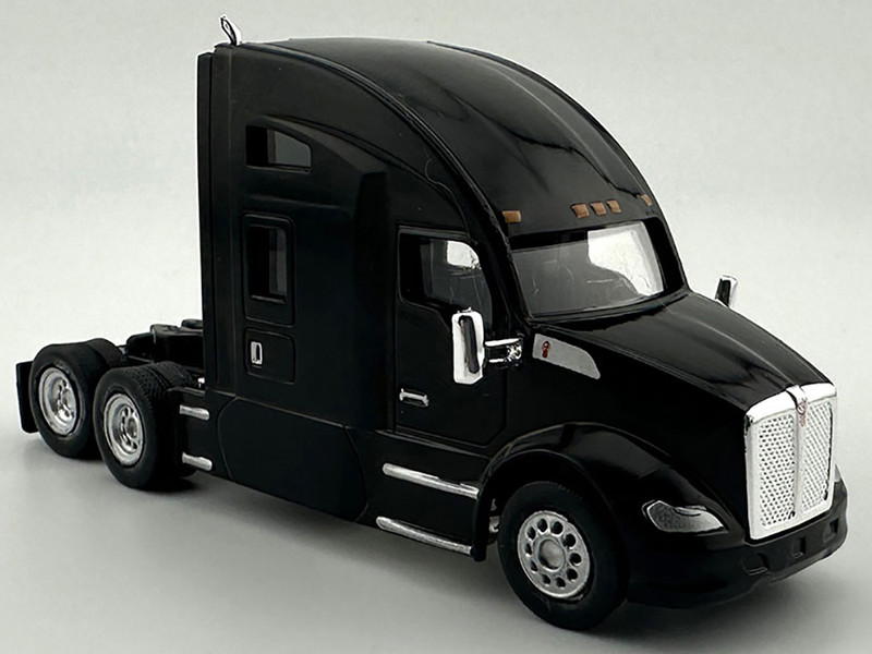 Kenworth T680 Sleeper Cab Black 1/87 (HO) Plastic Model Car HO Logistics HL-68009