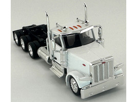 Peterbilt 589 3 Axel Day Cab White 1/87 (HO) Plastic Model Car HO Logistics HL-589072