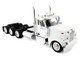 Peterbilt 589 3 Axel Day Cab White 1/87 (HO) Plastic Model Car HO Logistics HL-589072