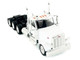 Peterbilt 589 3 Axel Day Cab White 1/87 (HO) Plastic Model Car HO Logistics HL-589072