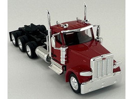 Peterbilt 589 3 Axel Day Cab Red 1/87 (HO) Plastic Model Car HO Logistics HL-589082