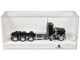 Peterbilt 589 3 Axel Day Cab Black 1/87 (HO) Plastic Model Car HO Logistics HL-589092