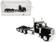 Peterbilt 589 3 Axel Day Cab Black 1/87 (HO) Plastic Model Car HO Logistics HL-589092