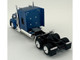 Kenworth W990 with Stand Up Sleeper Cab Blue Metallic 1/87 (HO) Plastic Model Car HO Logistics HL-990065
