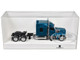 Kenworth W990 with Stand Up Sleeper Cab Blue Metallic 1/87 (HO) Plastic Model Car HO Logistics HL-990065 Kenworth W990 with Stand Up Sleeper Cab Blue Metallic 1/87 (HO) Plastic Model Car HO Logistics HL-990065