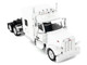 Kenworth W990 with Stand Up Sleeper Cab White 1/87 (HO) Plastic Model Car HO Logistics HL-990075 Kenworth W990 with Stand Up Sleeper Cab White 1/87 (HO) Plastic Model Car HO Logistics HL-990075