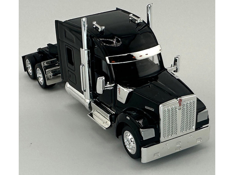 Kenworth W990 with Stand Up Sleeper Cab Black 1/87 (HO) Plastic Model Car HO Logistics HL-990095