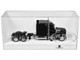 Kenworth W990 with Stand Up Sleeper Cab Black 1/87 (HO) Plastic Model Car HO Logistics HL-990095 Kenworth W990 with Stand Up Sleeper Cab Black 1/87 (HO) Plastic Model Car HO Logistics HL-990095