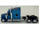 Peterbilt 589 with Stand Up Sleeper Cab Blue Metallic 1/87 (HO) Plastic Model Car HO Logistics HL-589065