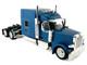 Peterbilt 589 with Stand Up Sleeper Cab Blue Metallic 1/87 (HO) Plastic Model Car HO Logistics HL-589065 Peterbilt 589 with Stand Up Sleeper Cab Blue Metallic 1/87 (HO) Plastic Model Car HO Logistics HL-589065