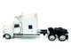 Peterbilt 589 with Stand Up Sleeper Cab White 1/87 (HO) Plastic Model Car HO Logistics HL-589075