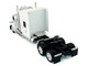 Peterbilt 589 with Stand Up Sleeper Cab White 1/87 (HO) Plastic Model Car HO Logistics HL-589075
