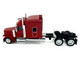 Peterbilt 589 with Stand Up Sleeper Cab Red 1/87 (HO) Plastic Model Car HO Logistics HL-589085