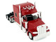 Peterbilt 589 with Stand Up Sleeper Cab Red 1/87 (HO) Plastic Model Car HO Logistics HL-589085
