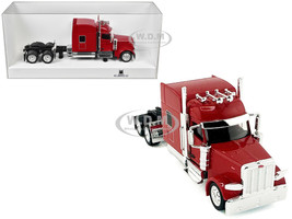 Peterbilt 589 with Stand Up Sleeper Cab Red 1/87 (HO) Plastic Model Car HO Logistics HL-589085