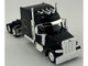 Peterbilt 589 with Stand Up Sleeper Cab Black 1/87 (HO) Plastic Model Car HO Logistics HL-589095