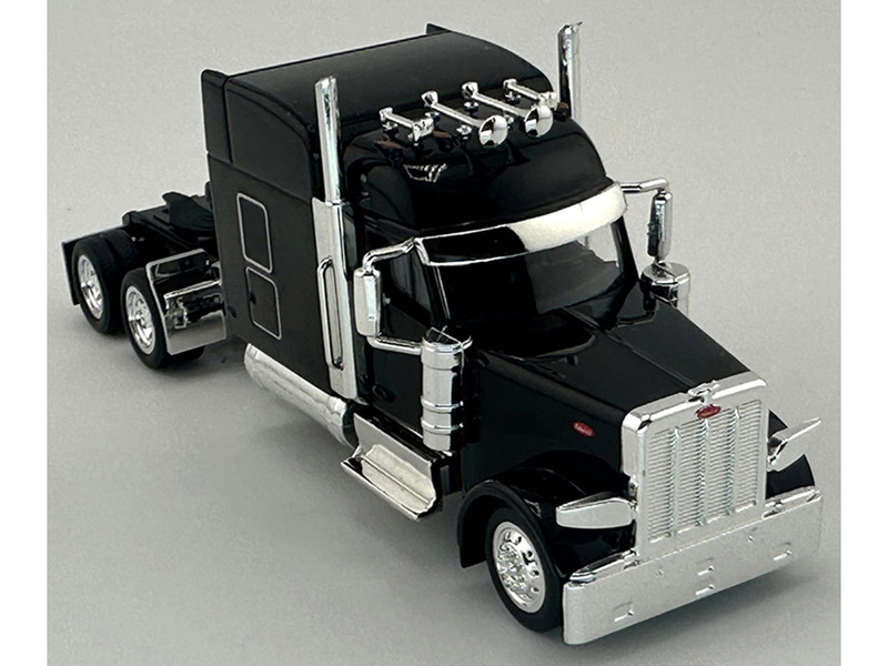 Peterbilt 589 with Stand Up Sleeper Cab Black 1/87 (HO) Plastic Model Car HO Logistics HL-589095