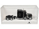 Peterbilt 589 with Stand Up Sleeper Cab Black 1/87 (HO) Plastic Model Car HO Logistics HL-589095