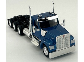 Kenworth W990 3 Axel Day Cab Blue Metallic 1/87 (HO) Plastic Model Car HO Logistics HL-990062