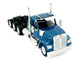 Kenworth W990 3 Axel Day Cab Blue Metallic 1/87 (HO) Plastic Model Car HO Logistics HL-990062 Kenworth W990 3 Axel Day Cab Blue Metallic 1/87 (HO) Plastic Model Car HO Logistics HL-990062