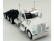 Kenworth W990 3 Axel Day Cab White 1/87 (HO) Plastic Model Car HO Logistics HL-990072