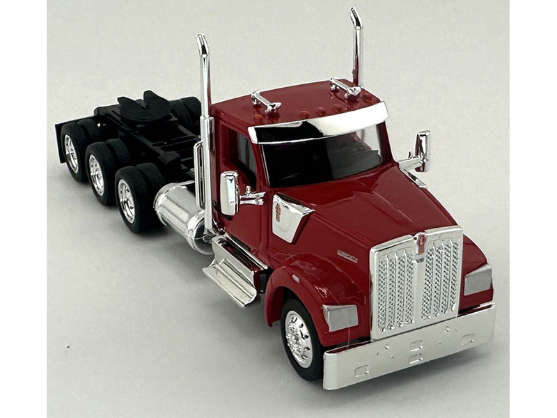Kenworth W990 3 Axel Day Cab Red 1/87 (HO) Plastic Model Car HO Logistics HL-990082